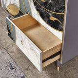 15.6-inch W Storage Chest Classic Glam Storage Chest Dresser