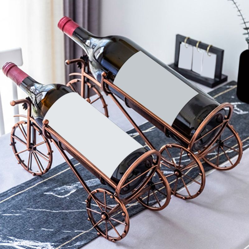 Metal Modern Wine Rack Bottle Tablero de botella de cobre para la cocina