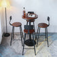 Industrial Solid Wood Bar Table Set 1/2/5 Pieces Fixed Bistro Set for Home Use Clearhalo 'Bar Furniture' 'furn' 'furn_home_bar_bar_sets' 'Furniture' 'Home Bars & Bar Sets' 'home_bar_bar_sets' 'Kitchen & Dining Furniture' 1200x1200_ba42439c-f104-4967-9cbd-7635ff8ec9c1