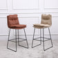 Modern Backrest Armless Counter Stool Steel Cafe Bar Stool with Leather Cushion Clearhalo 'Bar Furniture' 'Bar Stools' 'bar_stools' 'furn' 'furn_bar_stools' 'furniture_bar_stools' 'Kitchen & Dining Furniture' 'kitchen&dining_furn' 'kitchen' 'kitchen_furn' Furniture' 1200x1200_ba42e3cf-fe95-4596-a819-8190426a5e03