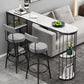 Industrial Style Iron Bar Table Faux Marble White Top 41.3"H Bistro Table Clearhalo 'Bar Furniture' 'Bar Tables' 'bar_tables' 'furn' 'furn_bar_tables' 'Furniture' 'furniture_bar_tables' 'Kitchen & Dining Furniture' 1200x1200_ba45ebff-d28b-4449-98da-0c85f7ed76d6
