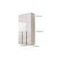 Hinged Wardrobe Armoire with Shelves White Wardrobe Closet for Home