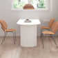 Free Form White Tone Dining Table Contemporary Dinette Table with Double Pedestal Base Clearhalo ' dining_table' 'Dining Tables & Seating' 'Dining Tables' 'furn' 'furn_dining_table' 'Furniture' 'furniture_dining_table' 'Kitchen & Dining Furniture' 'kitchen&dining_furn' 'kitchen' 'kitchen_dining_table' 1200x1200_ba47ecef-b868-419a-a2a1-54fffc711301