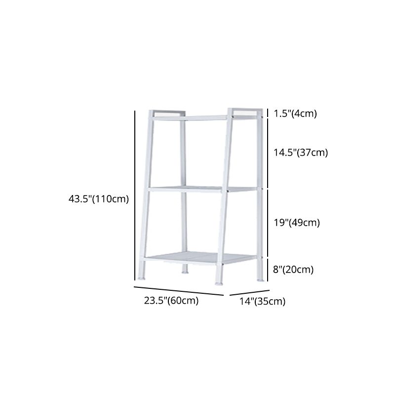 Contemporary Open Ladder Bookshelf Metal Vertical Bookshelf for Home Clearhalo 'Bookcases' 'furn' 'furn_bookcases' 'Furniture' 'furniture_bookcases' 'Office Furniture' 1200x1200_ba494382-d641-4040-b470-ab8140a8909f