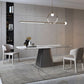Rectangle Stone Dining Table Contemporary Dining Table with Pedestal Base Clearhalo 'Dining Tables & Seating' 'Dining Tables' 'dining_table' 'furn' 'furn_dining_table' 'Furniture' 'furniture_dining_table' 'Kitchen & Dining Furniture' 'kitchen' 'kitchen_dining_table' 1200x1200_ba495cec-18f5-4557-8579-0b4f303e0b9d