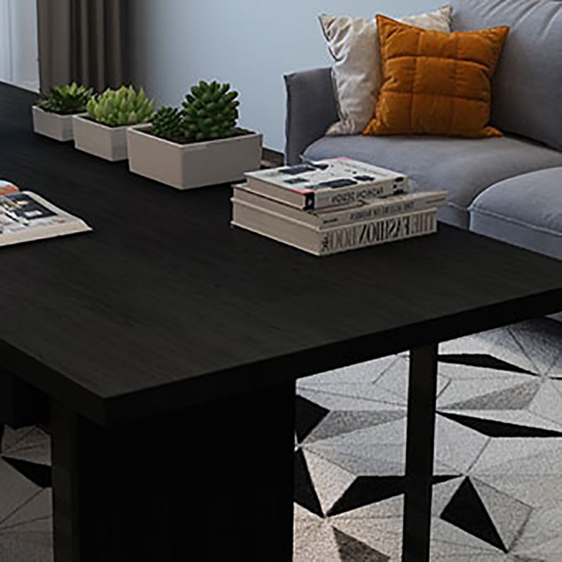 Industrial Wooden Office Desk Rectangular Black Writing Desk Clearhalo 'furn' 'furn_office_desk' 'Furniture' 'Office Desks' 'Office Furniture' 'office_desk' 1200x1200_ba4a5bf9-95a5-4c45-8e78-4b3f5a453b2f