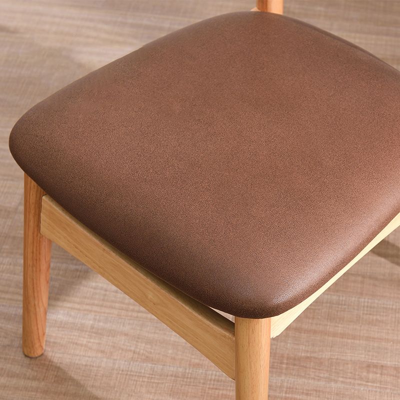 Industrial Wood Dining Kitchen Room Side Chair Open Back Chair Clearhalo ' kitchen&dining_furn' 'Dining Chairs' 'Dining Tables & Seating' 'dining_chair' 'furn' 'furn_dining_chair' 'Furniture' 'furniture_dining_chair' 'Kitchen & Dining Furniture' 'kitchen' 1200x1200_ba4aa5cf-0ce0-417e-8868-7b97b628449f