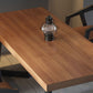 Industriële rechthoek houten eettafel 1/3/5/7 stukken eetgelegenheid voor barbecue -winkel