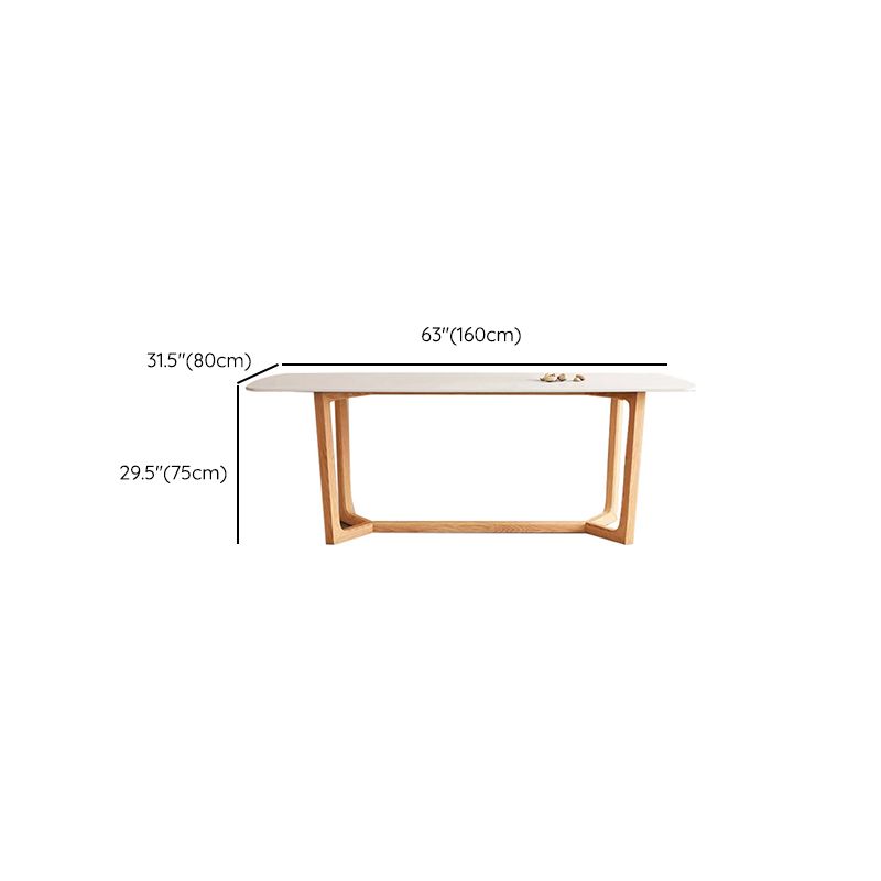 Tavolo da pranzo Simplicity Kitchen Tavolo da pranzo rettangolare a 4 gambe
