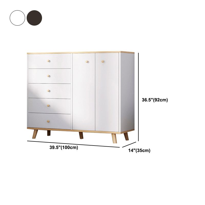 Contemporary Rectangle Manufactured Wood And Straight Legs Chest