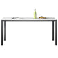 Sintered Stone Dining Table Industrial Black 4 Legs Base Rectangle Table for Home Clearhalo ' dining_table' 'Dining Tables & Seating' 'Dining Tables' 'furn' 'furn_dining_table' 'Furniture' 'furniture_dining_table' 'Kitchen & Dining Furniture' 'kitchen&dining_furn' 'kitchen' 'kitchen_dining_table' 1200x1200_ba530caa-8de7-48f6-b382-f12ba1e9ce1d