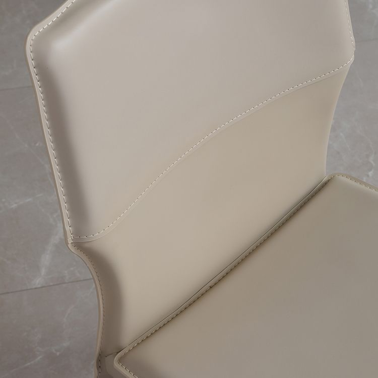 Contemporary Style Dining Chairs Armless Chairs with Metal Legs for Home Clearhalo 'Dining Chairs' 'Dining Tables & Seating' 'dining_chair' 'furn' 'furn_dining_chair' 'Furniture' 'Kitchen & Dining Furniture' 1200x1200_ba54301f-068f-4ceb-8fc8-e8719410cd75