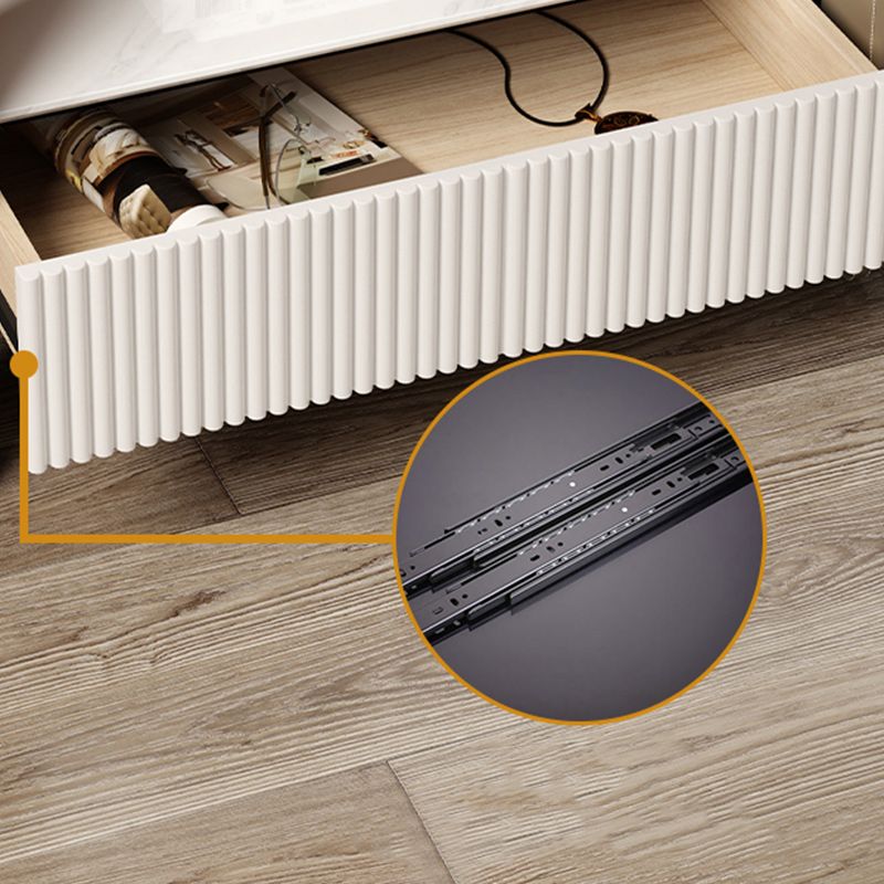 Holz Nachttisch oder Endtisch, 20 "hoher Nachttisch mit Beinen und Schublade