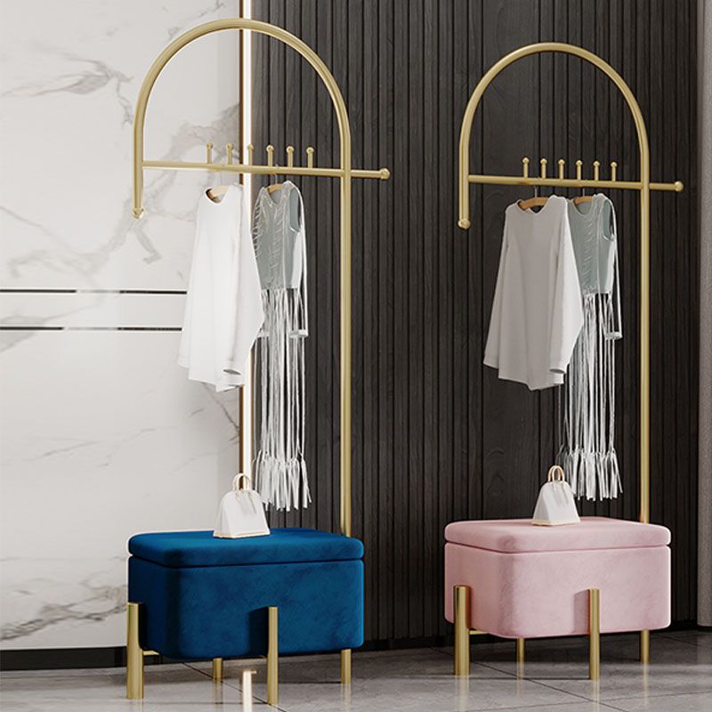 Rack de cintre de manteau moderne Rack de manteaux de manteau autoportant avec rangement