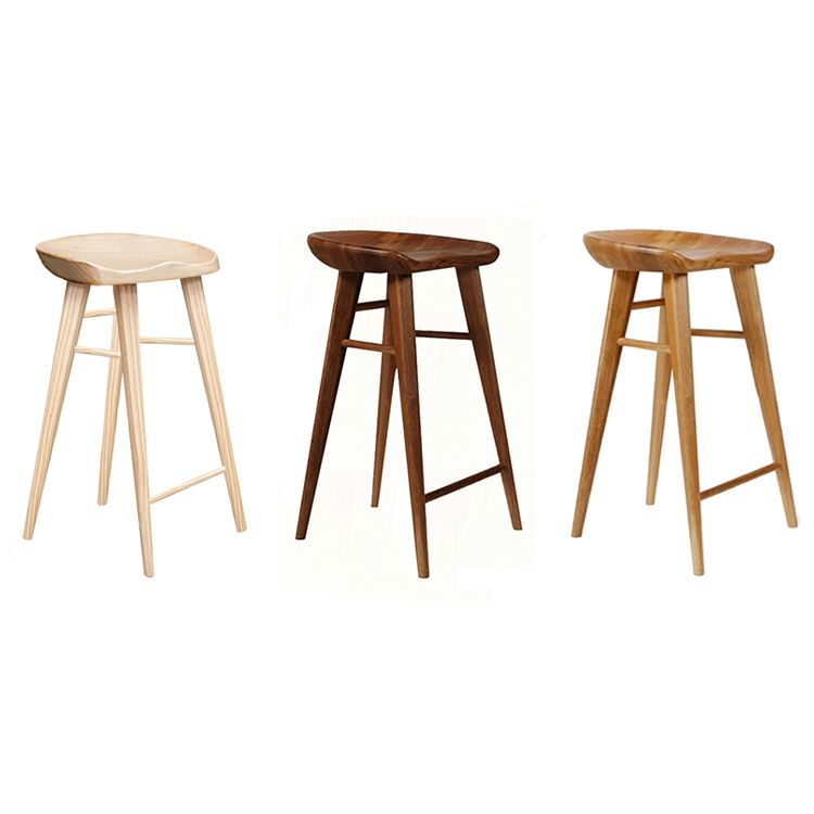 Modern Style Solid Wood Bar Stool with Footrest Living Room Bar Stool Clearhalo 'Bar Furniture' 'Bar Stools' 'bar_stools' 'furn' 'furn_bar_stools' 'furniture_bar_stools' 'Kitchen & Dining Furniture' 'kitchen&dining_furn' 'kitchen' 'kitchen_furn' Furniture' 1200x1200_ba55d69c-ec99-4bcd-9b1f-86b72df5a87e
