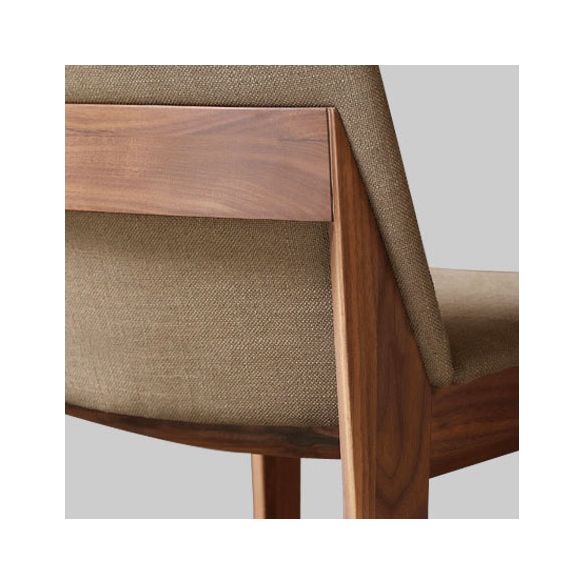 Upholstered Armless Dining Chairs Indoor Side Chairs with Wood Legs (Set of 2) Clearhalo ' kitchen&dining_furn' 'Dining Chairs' 'Dining Tables & Seating' 'dining_chair' 'furn' 'furn_dining_chair' 'Furniture' 'furniture_dining_chair' 'Kitchen & Dining Furniture' 'kitchen' 1200x1200_ba55e02d-efcf-4371-bfb1-e9ea1db5716c