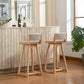 Modern Upholstered Low Back Footrest Bar Stool 29.13'' Rubberwood Stool Clearhalo 'Bar Furniture' 'Bar Stools' 'bar_stools' 'furn' 'furn_bar_stools' 'furniture_bar_stools' 'Kitchen & Dining Furniture' 'kitchen&dining_furn' 'kitchen' 'kitchen_furn' Furniture' 1200x1200_ba58aa60-bf3a-4b9d-b0ef-a7895b3d41c3