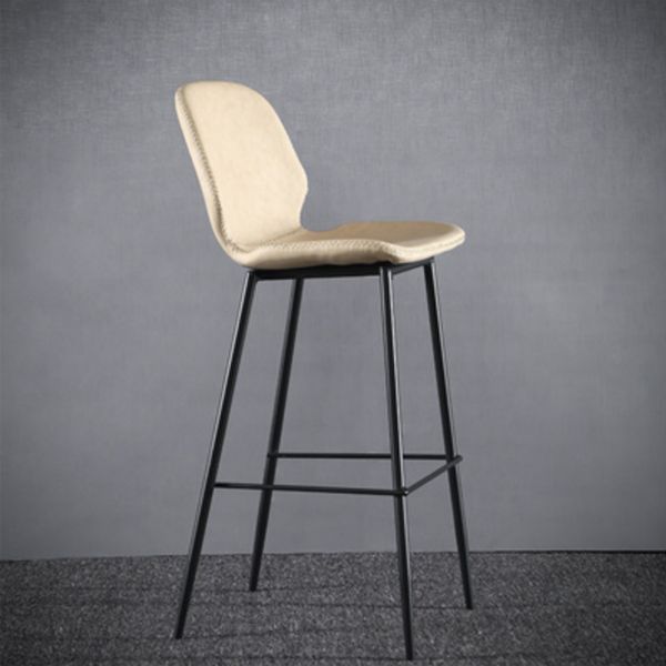 Sala de estar silla de mostrador industrial cubierta de fútbol purol de cuero de puro de cuero