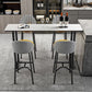 Industrial Style Stone Top Cocktail Bar Table 42-inch Height Table for Kitchen Clearhalo 'Bar Furniture' 'Bar Tables' 'bar_tables' 'furn' 'furn_bar_tables' 'Furniture' 'furniture_bar_tables' 'Kitchen & Dining Furniture' 1200x1200_ba5a2b11-42ea-4bfd-a128-f2c809d46f10