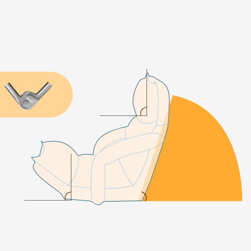 Fauteuil inclinable inclinable standard réglable pour fauteuil scandinave avec oreiller