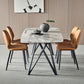 Sintered Stone Modern Rectangle Dining Table Grey Stone Top Table with 4 Legs Clearhalo ' dining_table' 'Dining Tables & Seating' 'Dining Tables' 'furn' 'furn_dining_table' 'Furniture' 'furniture_dining_table' 'Kitchen & Dining Furniture' 'kitchen&dining_furn' 'kitchen' 'kitchen_dining_table' 1200x1200_ba5b86c4-28a8-41ce-819e-b9e33390ad30