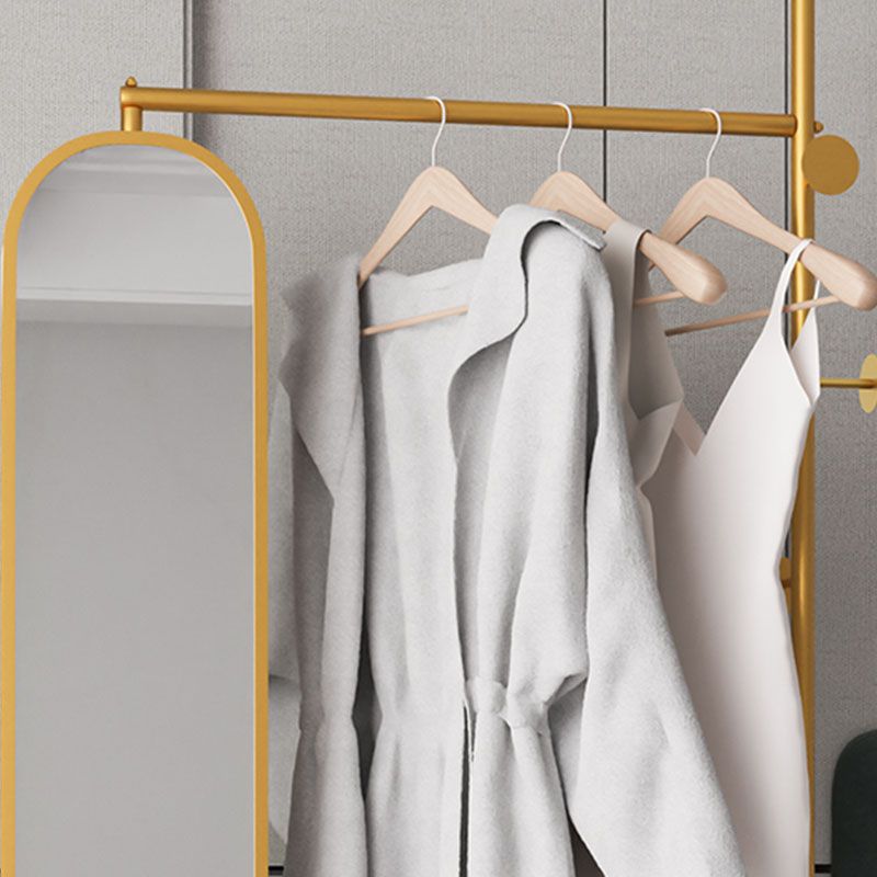 Gorgeous Coat Hanger Mirror Included Metal Coat Rack for Living Room Clearhalo 'Entry & Mudroom Furniture' 'furn' 'furn_hall_tree_coat_racks' 'Furniture' 'Hall Trees & Coat Racks' 'hall_tree_coat_racks' 1200x1200_ba5c9a4c-9cc8-4a41-bec3-d3b94df2e4f5