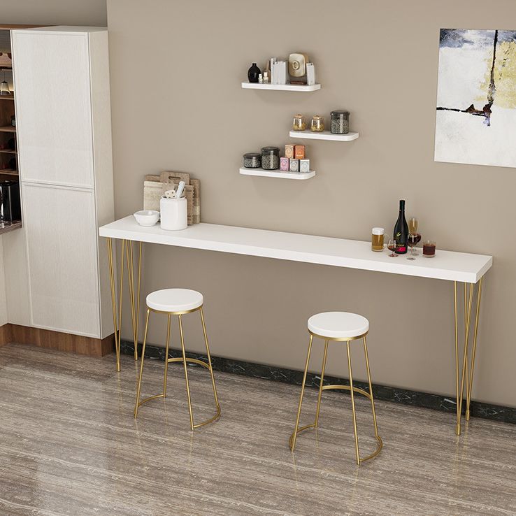 Glam Style Rectangle Bar Table Set 1/2/3/5/9 Pieces Solid Wood Counter Table Clearhalo 'Bar Furniture' 'furn' 'furn_home_bar_bar_sets' 'Furniture' 'Home Bars & Bar Sets' 'home_bar_bar_sets' 'Kitchen & Dining Furniture' 1200x1200_ba5da0df-c597-4e73-902f-286d9722f7f3