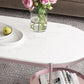 Contemporary Elliptical Glass & Slate Coffee Cocktail Table with Storage Shelf Clearhalo 'Coffee & Accent Tables' 'Coffee Tables' 'coffee_tables' 'furn' 'furn_coffee_tables' 'Furniture' 'Living Room Furniture' 1200x1200_ba5eaf71-15d3-40ef-a13e-1cdc3029ce3a