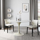 Stone Top Dining Table Modern Round Table with Pedestal Base Clearhalo 'Dining Tables & Seating' 'Dining Tables' 'dining_table' 'furn' 'furn_dining_table' 'Furniture' 'furniture_dining_table' 'Kitchen & Dining Furniture' 'kitchen' 'kitchen_dining_table' 1200x1200_ba60c857-7d57-4749-97db-7c7c510b89c8