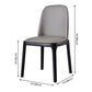Industrial Ash Open Side Chair Matte Finish Leather Dining Chair with Black Legs Clearhalo ' kitchen&dining_furn' 'Dining Chairs' 'Dining Tables & Seating' 'dining_chair' 'furn' 'furn_dining_chair' 'Furniture' 'furniture_dining_chair' 'Kitchen & Dining Furniture' 'kitchen' 1200x1200_ba612bc6-a819-40a1-a08d-64f16076a110