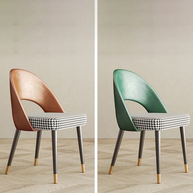 Scandinavian Armless Open Back Chairs for Home Upholstered Side Chair Clearhalo 'Dining Chairs' 'Dining Tables & Seating' 'dining_chair' 'furn' 'furn_dining_chair' 'Furniture' 'furniture_dining_chair' 'Kitchen & Dining Furniture' 1200x1200_ba616690-7375-4b12-9b28-ffa3c773e52e