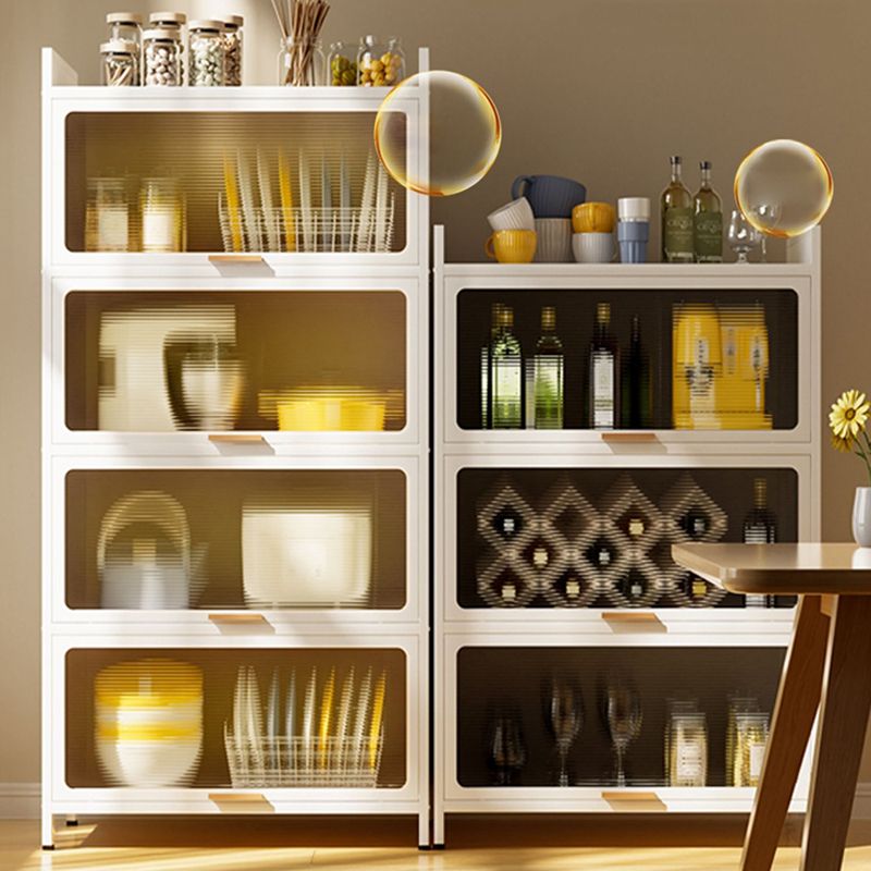 Libreria glam standard di libreria chiusa in metallo con armadi