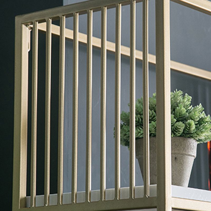 Glam Vertical Open Book Shelf Metal Etagere Shelf Bookcase for Office Clearhalo 'Bookcases' 'furn' 'furn_bookcases' 'Furniture' 'Office Furniture' 1200x1200_ba663807-cb3e-4d57-ba0e-0f20e67b6df9