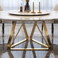 Round Dining Table Traditional Luxury Dining Room Collection with Turntable Clearhalo ' dining_table' 'Dining Tables & Seating' 'Dining Tables' 'furn' 'furn_dining_table' 'Furniture' 'furniture_dining_table' 'Kitchen & Dining Furniture' 'kitchen&dining_furn' 'kitchen' 'kitchen_dining_table' 1200x1200_ba66c147-22a4-49a8-ba51-94b3d41a311b