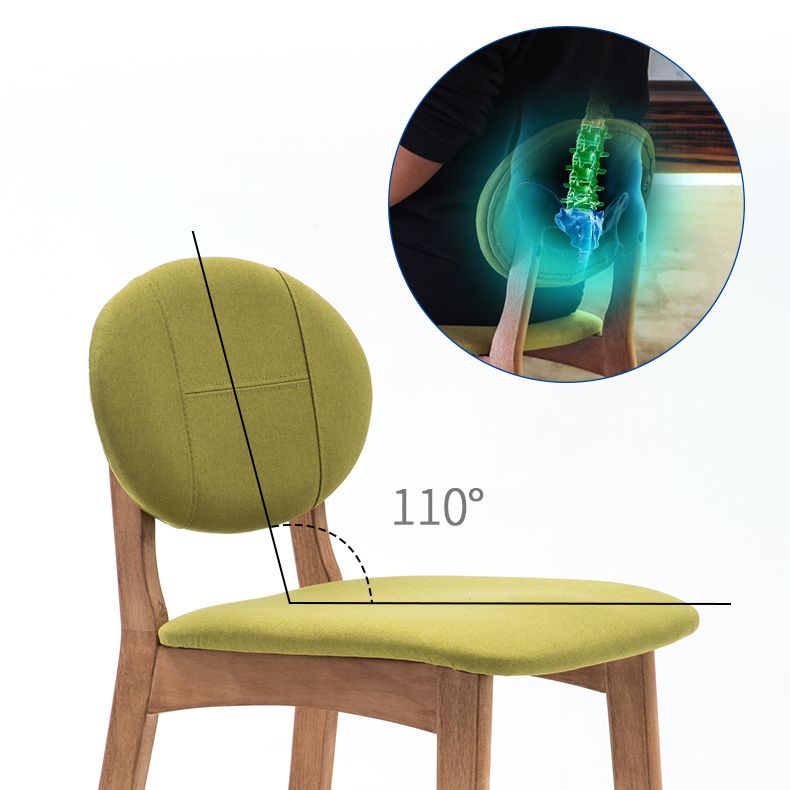Nordic Wood Low Back Barstool 30" H Indoor Tall Stool with Upholstered for Dining Room Clearhalo 'Bar Furniture' 'Bar Stools' 'bar_stools' 'furn' 'furn_bar_stools' 'furniture_bar_stools' 'Kitchen & Dining Furniture' 'kitchen&dining_furn' 'kitchen' 'kitchen_furn' Furniture' 1200x1200_ba675b26-83a5-418c-b15d-f877319c14fd