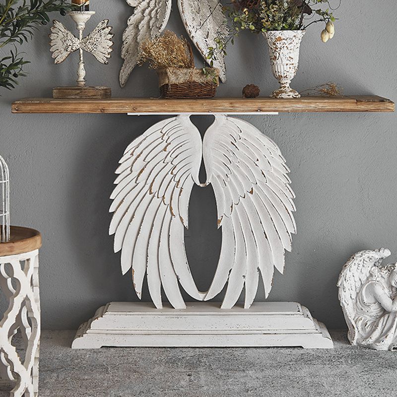 French Country Console Table 16" W Resistant Accent Table for Hall Clearhalo 'Console Tables' 'console_tables' 'Entry & Mudroom Furniture' 'furn' 'furn_console_tables' 'Furniture' 1200x1200_ba68852b-856a-4607-9219-49f99f32a5bb