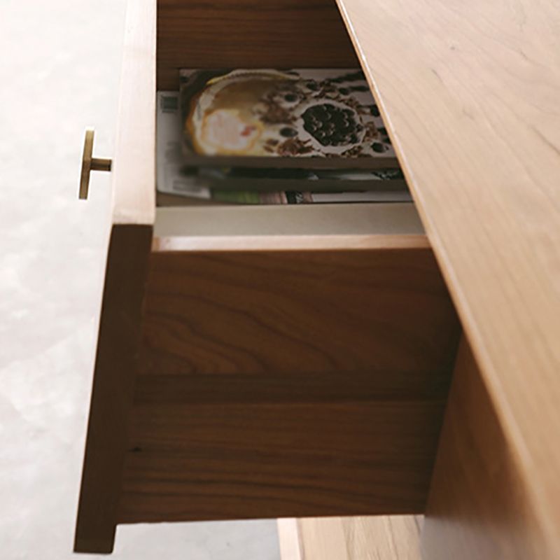 Sideboard in legno a buffet a buffet a 9 cassetti glam per soggiorno