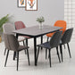 Restaurant Upholstered Beetle Shape Side Chair Wingback Matte Finish Dining Chair Clearhalo ' kitchen&dining_furn' 'Dining Chairs' 'Dining Tables & Seating' 'dining_chair' 'furn' 'furn_dining_chair' 'Furniture' 'furniture_dining_chair' 'Kitchen & Dining Furniture' 'kitchen' 1200x1200_ba6b1bb4-b512-4676-a5f2-cbbf2d8e2cff