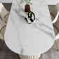 Glam Sintered Stone Oval Shape Dining Table White Standard Dining Table for Kitchen Clearhalo ' dining_table' 'Dining Tables & Seating' 'Dining Tables' 'furn' 'furn_dining_table' 'Furniture' 'furniture_dining_table' 'Kitchen & Dining Furniture' 'kitchen&dining_furn' 'kitchen' 'kitchen_dining_table' 1200x1200_ba6ccc88-eea7-4233-a7c1-b83657ed7062