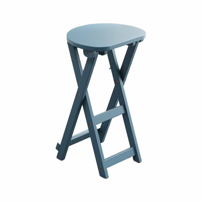 Nordic Style Armless Wood 25-inch Barstools Folding Counter Stools, 1 Piece Clearhalo 'Bar Furniture' 'Bar Stools' 'bar_stools' 'furn' 'furn_bar_stools' 'furniture_bar_stools' 'Kitchen & Dining Furniture' 'kitchen&dining_furn' 'kitchen' 'kitchen_furn' Furniture' 1200x1200_ba6d92b0-d23f-434d-8ee0-7d6872838f23