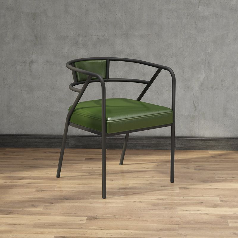 Glam Style Dining Chair Open Back Indoor Side Chair (Set of 2) Clearhalo 'Dining Chairs' 'Dining Tables & Seating' 'dining_chair' 'furn' 'furn_dining_chair' 'Furniture' 'furniture_dining_chair' 'Kitchen & Dining Furniture' 1200x1200_ba6e7dc1-f41b-44ff-aeca-2543b78083bd