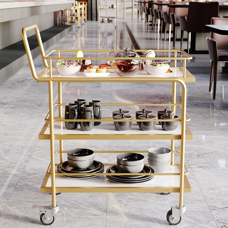 33.86"H Rolling Modern Prep Table Metal Prep Table for Home Use Clearhalo 'furn' 'furn_kitchen_islands_carts' 'Furniture' 'Kitchen & Dining Furniture' 'Kitchen Islands & Carts' 'kitchen_islands_carts' 1200x1200_ba767df3-252e-4395-96e5-87da0f0fa11a