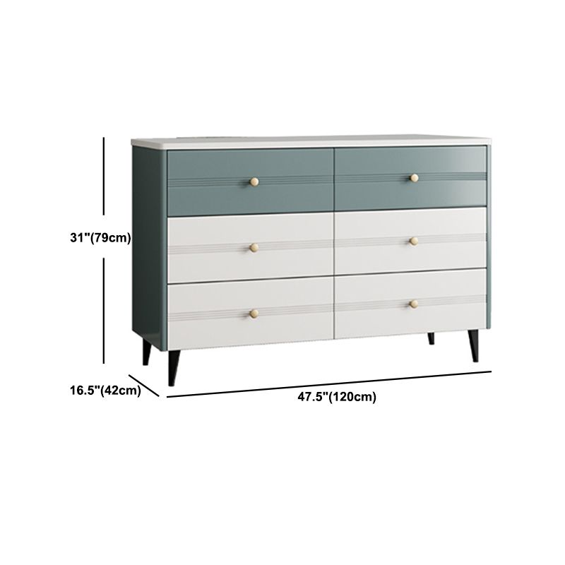 Rectangle Wooden Chest, Contemporary Accent Chest with Drawers Clearhalo 'Cabinets & Chests' 'cabinets_chests' 'furn' 'furn_cabinets_chests' 'Furniture' 'Living Room Furniture' 1200x1200_ba778fb7-a781-4694-8021-547778ba7a10