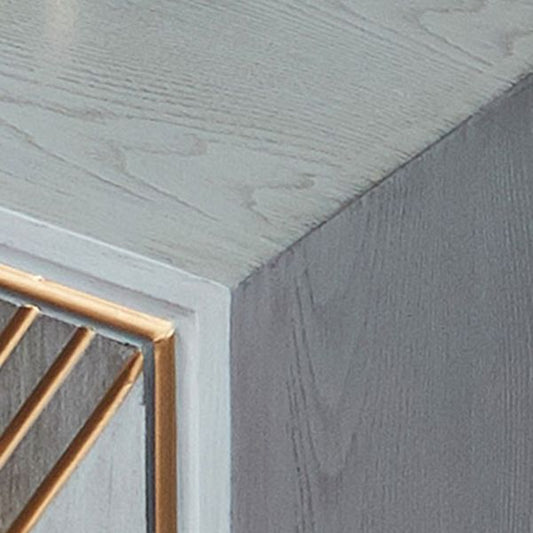 Tavolo da pranzo in stile glam tavolo da top a buffet in legno multi -cassetto per sala da pranzo