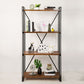 Wooden Open Back Bookshelf Etagere Industrial Bookcase with Shelves Clearhalo 'Bookcases' 'furn' 'furn_bookcases' 'Furniture' 'Office Furniture' 1200x1200_ba7ae02a-7192-42c7-b537-f7b2f1072878
