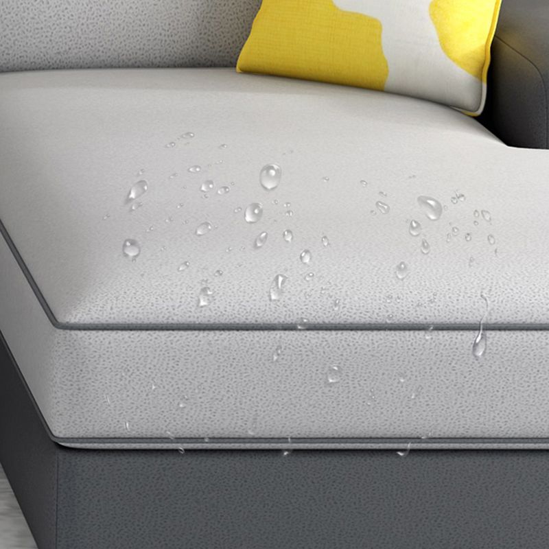 Contemporary Sloped Arm Sectional Removable Cushions Sofa and Chaise for Living Room Clearhalo 'furn' 'furn_sectionals' 'Furniture' 'furniture_sectionals' 'kitchen' 'kitchen_sectionals' 'Living Room Furniture' 'Sectionals' 1200x1200_ba7cfe66-ec58-4622-a2ac-e8dc9f1365b2