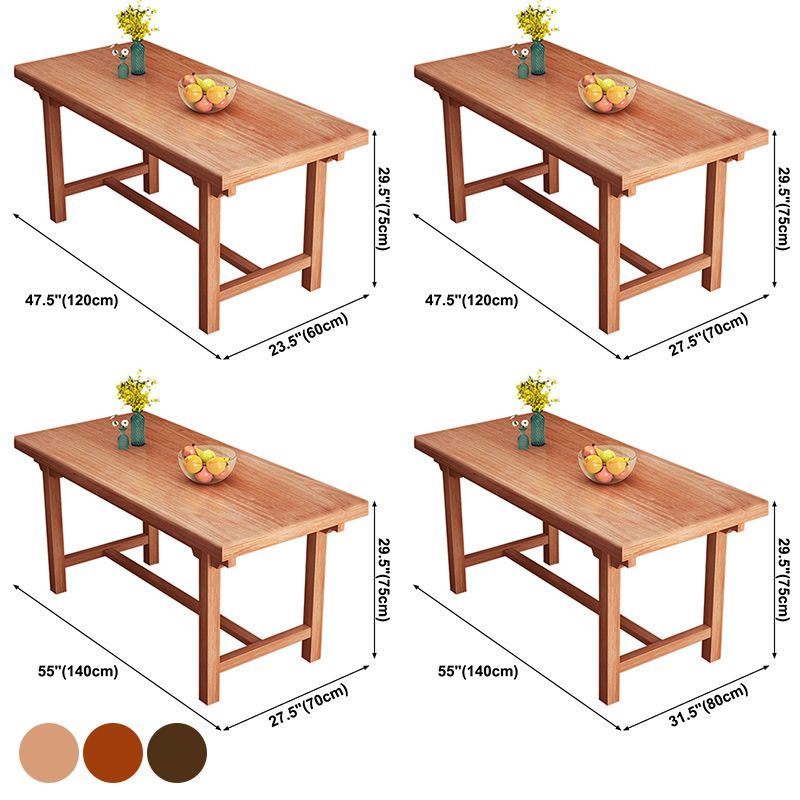 Modern Solid Wood Standard Dining Table Kitchen Rectangle Dining Table with Trestle Base Clearhalo ' dining_table' 'Dining Tables & Seating' 'Dining Tables' 'furn' 'furn_dining_table' 'Furniture' 'furniture_dining_table' 'Kitchen & Dining Furniture' 'kitchen&dining_furn' 'kitchen' 'kitchen_dining_table' 1200x1200_ba80aeaa-df61-4913-afd6-2b4f5ea40e74
