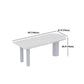 SinteredStone Home Dining Table Modern White Dining Room Table Clearhalo 'Dining Tables & Seating' 'Dining Tables' 'dining_table' 'furn' 'furn_dining_table' 'Furniture' 'Kitchen & Dining Furniture' 1200x1200_ba828dbc-270b-4371-93fe-3f510c1ba785