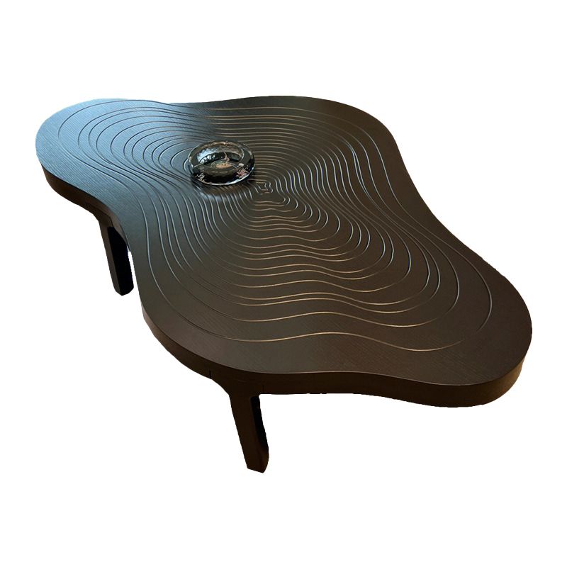 Black Coffee or End Table Contemporary Slate Coffee Cocktail Table with 4 Legs Clearhalo 'Coffee & Accent Tables' 'Coffee Tables' 'coffee_tables' 'furn' 'furn_coffee_tables' 'Furniture' 'Living Room Furniture' 1200x1200_ba857e44-00be-4d63-b4e0-0a0c968f0d7d