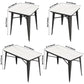 Industrial Style Sintered Stone Dining Table White Table with Black Frame for Dinning Room Clearhalo ' dining_table' 'Dining Tables & Seating' 'Dining Tables' 'furn' 'furn_dining_table' 'Furniture' 'furniture_dining_table' 'Kitchen & Dining Furniture' 'kitchen&dining_furn' 'kitchen' 'kitchen_dining_table' 1200x1200_ba8629a6-ed0f-44b6-8ba6-06d9e463e553